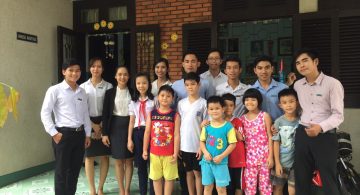 Hình ảnh công ty Kinghomes thăm làng S.O.S Gò vấp